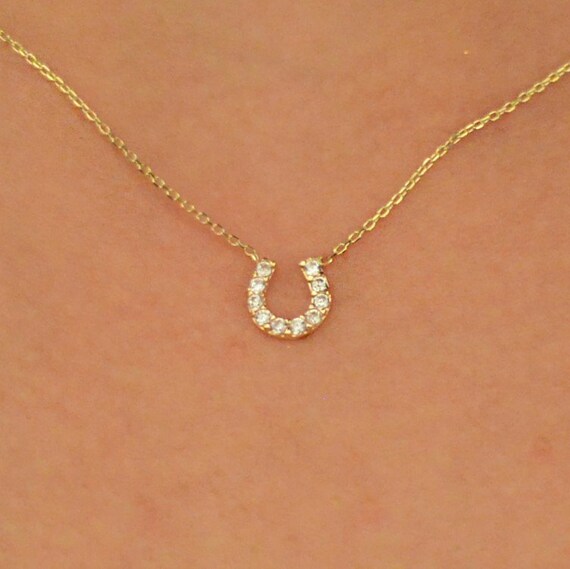 14k gold horseshoe pendant,OFF 58%,www 