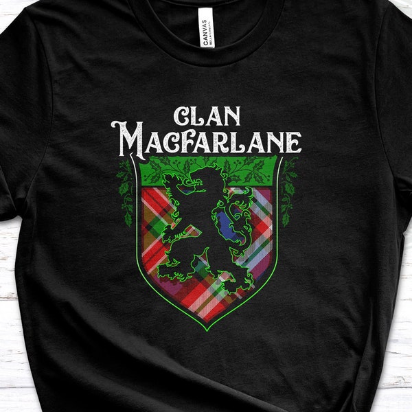 MacFarlane Ancient Tartan Crest T-shirt main image 0