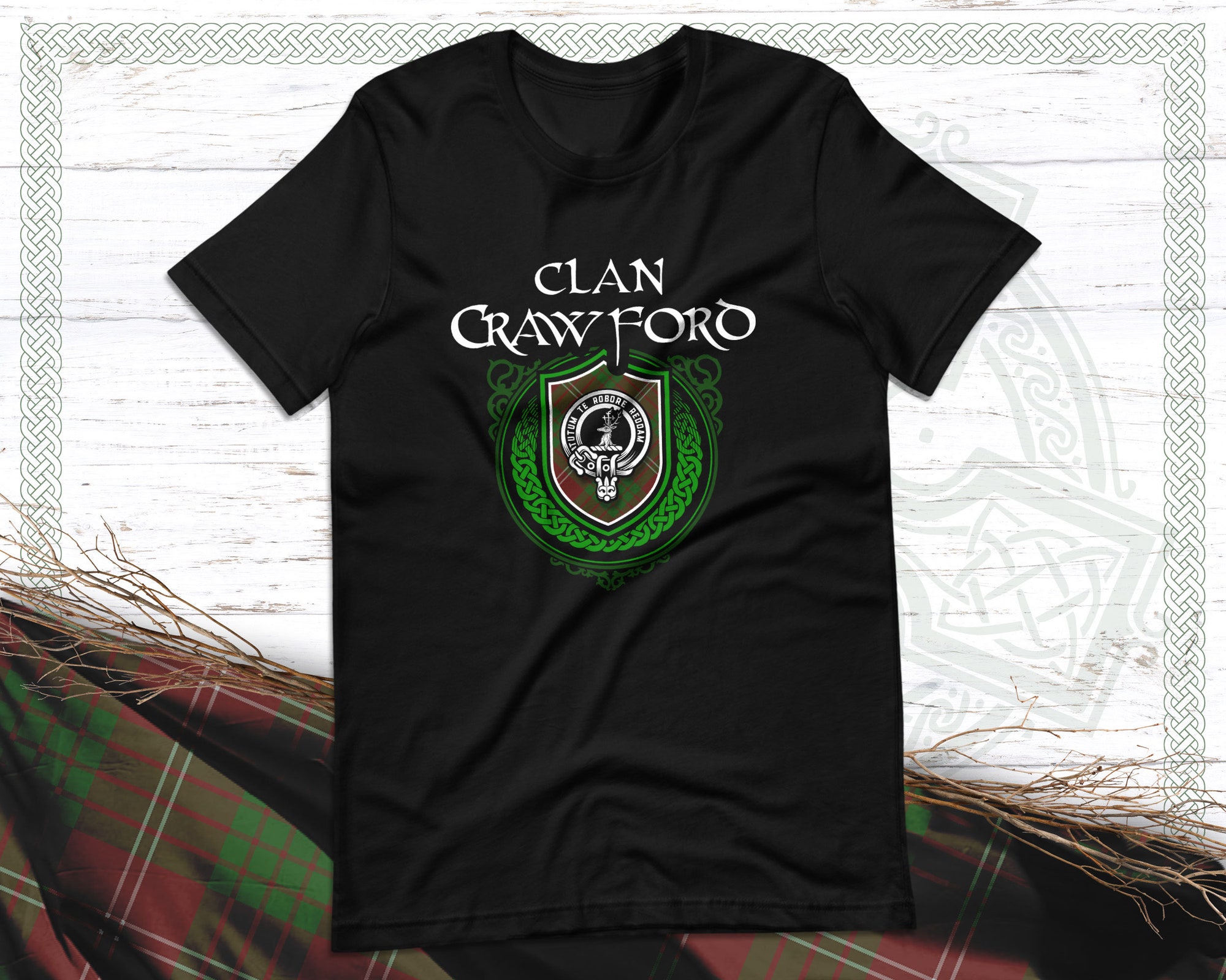 Discover Clan Crawford Scottish Tartan T Shirt