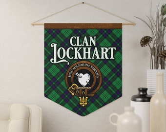 Lockhart Clan Schotse tartan wimpel, Keltische muurkunst