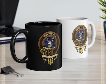 Clan Sempill Scottish Mug - Crest, Badge & Tartan Cup