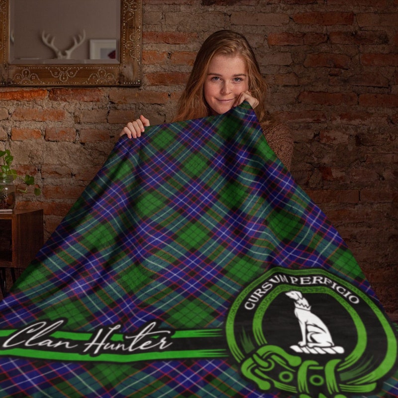 Meldrum Tartan Hoodie Blanket