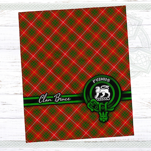 Clan Bruce Scottish Tartan Throw Blanket, Plaid Tartan Blanket, Soft Blanket, Coat of Arms, Bruce Last Name, Bruce Surname Bruce Sherpa