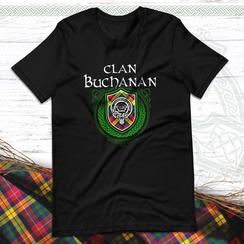 Buchanan Modern Tartan - Military T-Shirt main image 1