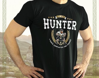 Scottish Clan Hunter Tartan T-Shirt – Heritage Gym Tee