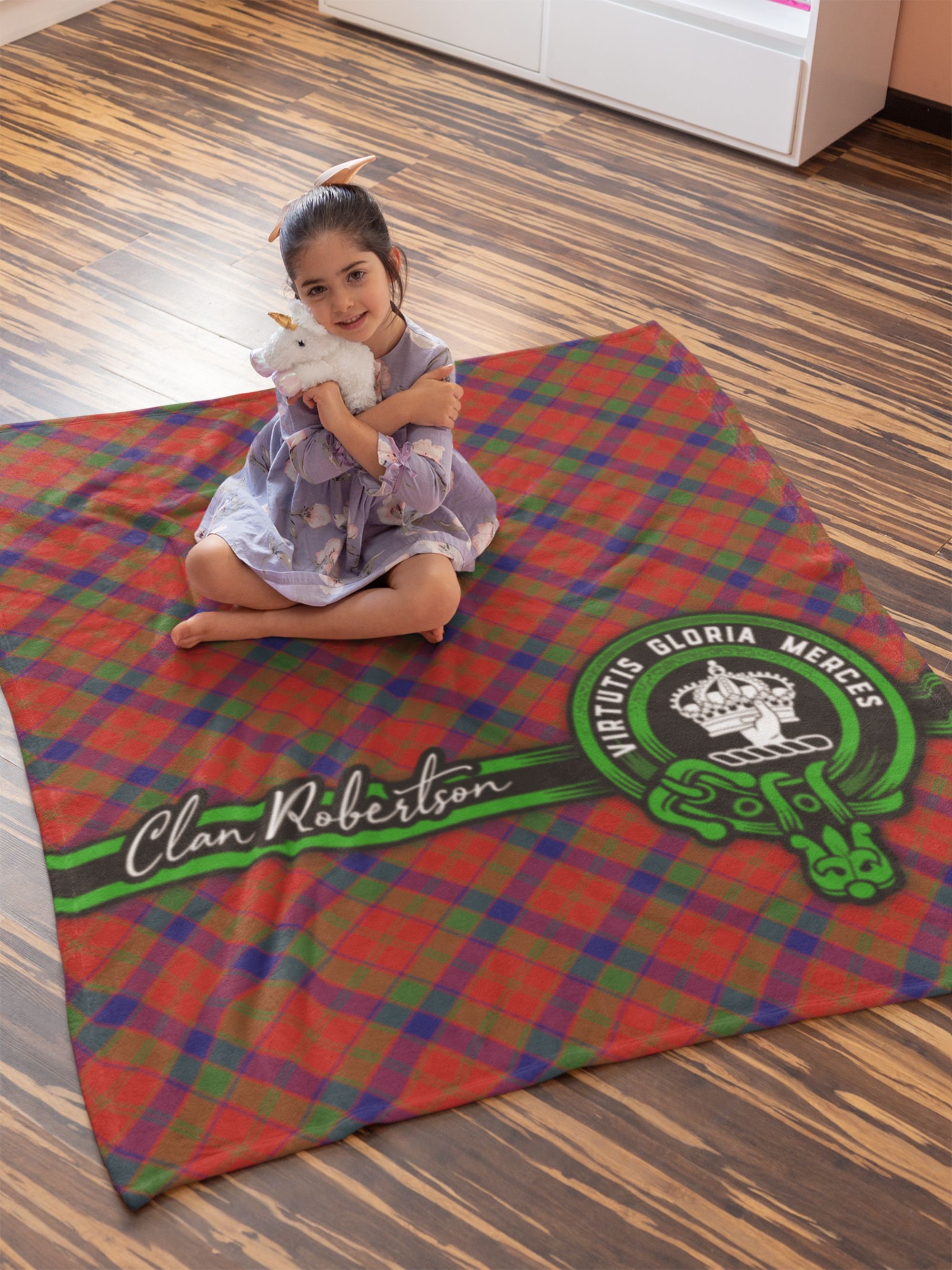 Clan Robertson Scottish Tartan Throw Blanket Plaid Tartan Blanket Soft Blanket Coat of Arms Robertson Last Name Robertson Surname Family Etsy