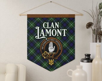 Lamont Clan Tartan Wimpelkette, Scottish Familienwappen Wanddekoration