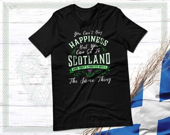 Schottische Distel T-Shirt, Schottland Geschenk, Celtic Distle Tee