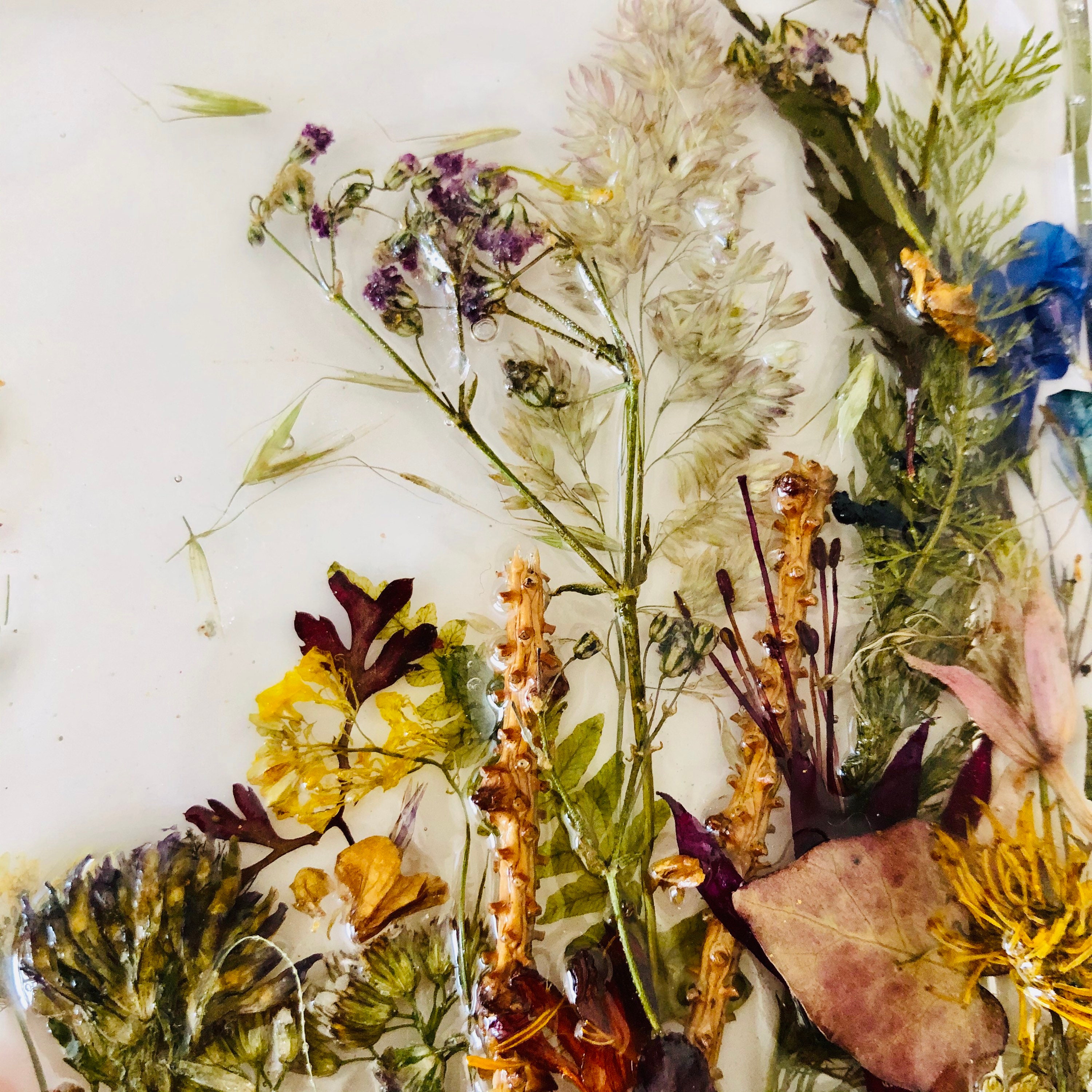 Resin Flower Wall Hanging Woodland Scene 3D Wall Art Bumble Etsy