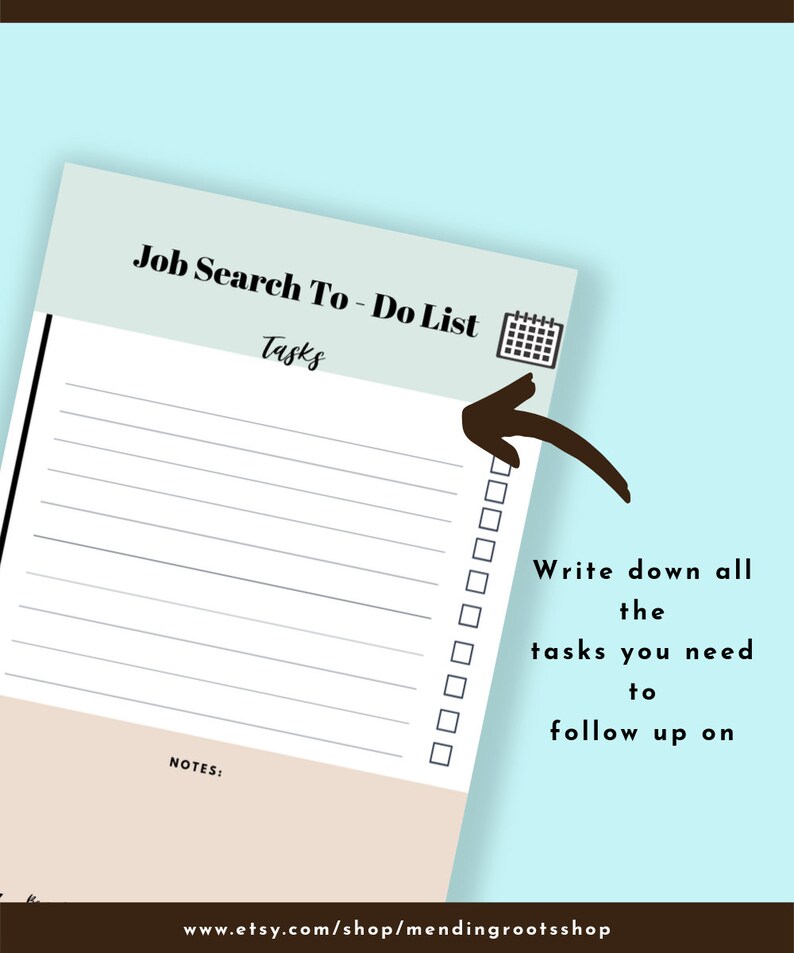 Job Search Planner Compassionate Reminders Insert, Digital Download ...