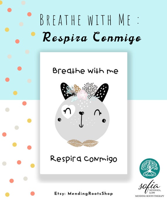 Breathe With Me Respira Conmigo Bilingual Spanish Digital Etsy