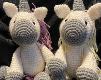 Sweet Little Unicorn Amigurumi - Unique Handcrafted Toy - Small Unicorn - Crochet Unicorn