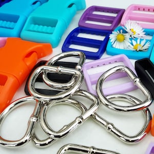 25mm plastic dog buckle sets heavy duty quality (buckle+slider+strapkeeper+d-ring)