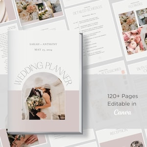 Wedding Planner Template, Printable Wedding Planner, Wedding Planner Book, Wedding Planner Digital, Wedding Planning checklist