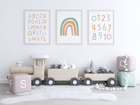 pastel nursery decor