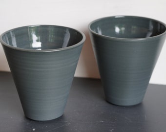 Handgemaakte keramische beker, aardewerk bekers, porseleinen beker, tumbler