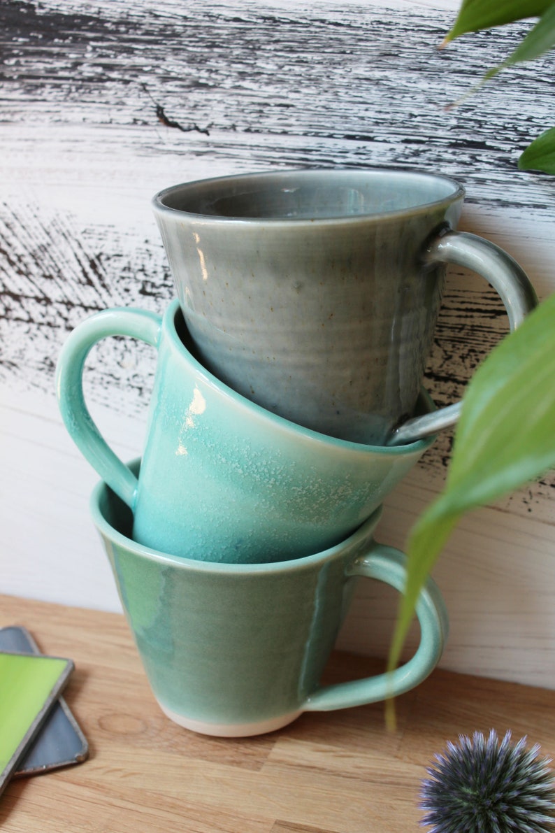 Pottery Mug, Ceramic Handmade Porcelain Mugs, Coffee/Tea Cups image 8