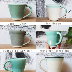 Pottery Mug, Ceramic Handmade Porcelain Mugs, Coffee/Tea Cups image 10