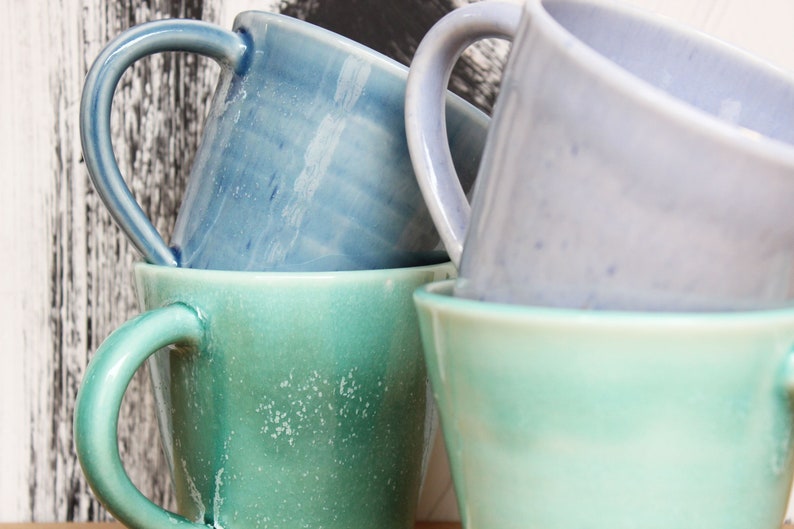 Pottery Mug, Ceramic Handmade Porcelain Mugs, Coffee/Tea Cups image 7