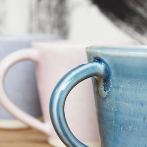 Pottery Mug, Ceramic Handmade Porcelain Mugs, Coffee/Tea Cups image 5