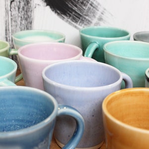 Pottery Mug, Ceramic Handmade Porcelain Mugs, Coffee/Tea Cups image 4
