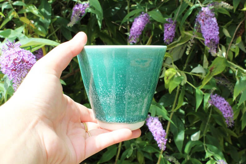 Handmade Pottery Cup Ceramic Cups Colourful Pottery Etsy