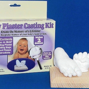 Baby Plaster Casting Kit Keepsakes