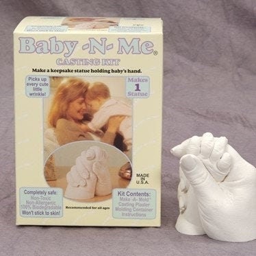 450g Pack Chromatic Alginate Italgin Dental Grade Molding Powder Hand Foot  Baby Casting Alginate, Hand Foot Mold for Dad Mom and Baby 