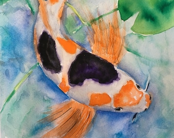 Koi 2 Watercolor