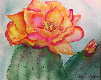 Summer Bloom Watercolor