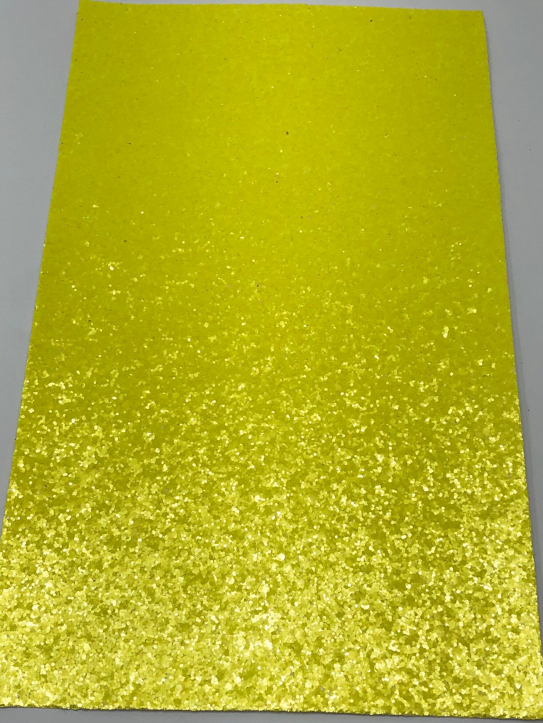 NEON YELLOW Chunky Glitter Sheets Chunky Glitter Sheets Bow Etsy