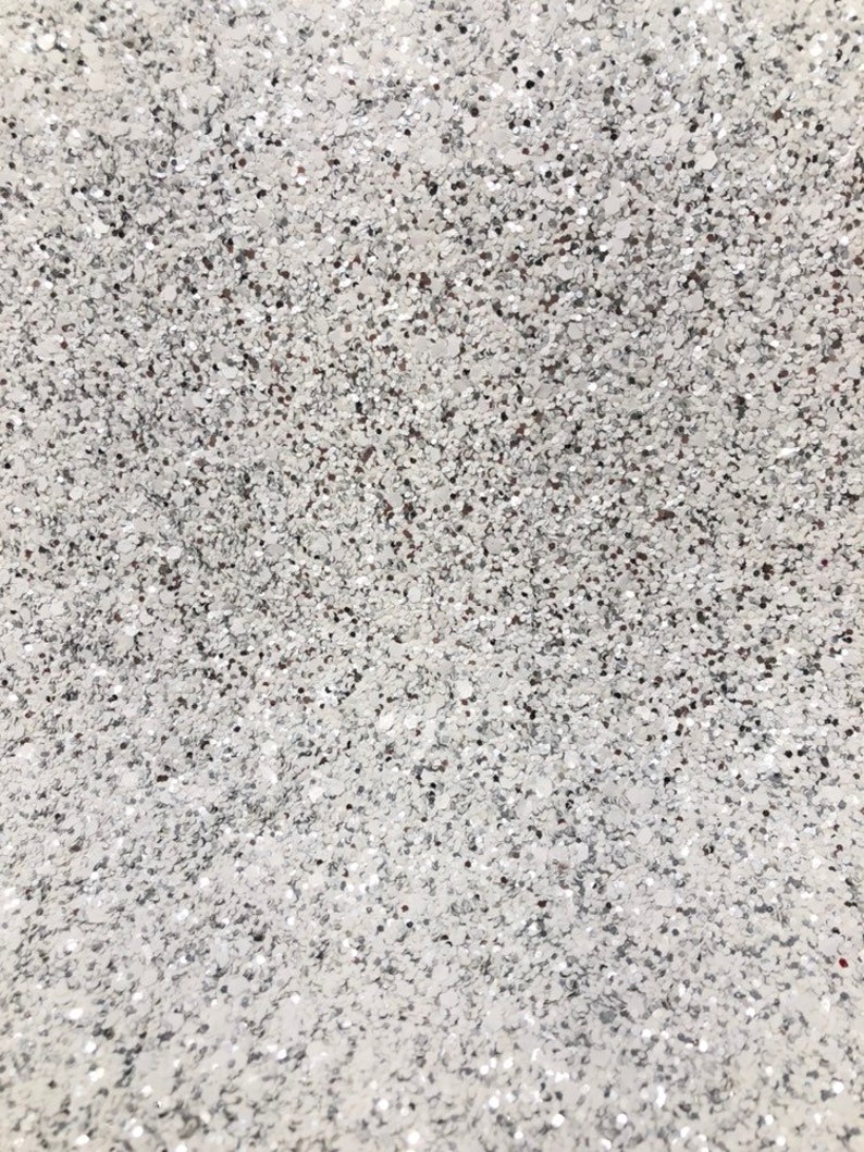 Faux Leather Sheet Chunky Glitter Sheet diy earrings Canvas Craft Sheet DIY Supplies for Bows IMPERFECT White Ice Glitter Canvas Sheet