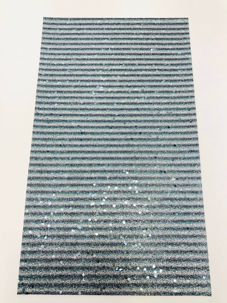 Fabric Sheets for Bows Bow Making diy planner STRIPE Chunky Glitter Sheets Earring Making Glitter Sheets
