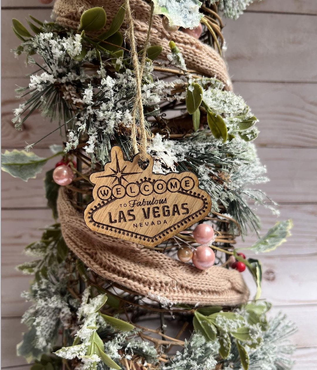 Las Vegas , Nevada Cali Wood Ornament - Etsy