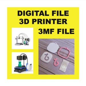 DIGITAL STL - 3MF FILE , Nfc Social Media Icon keychain