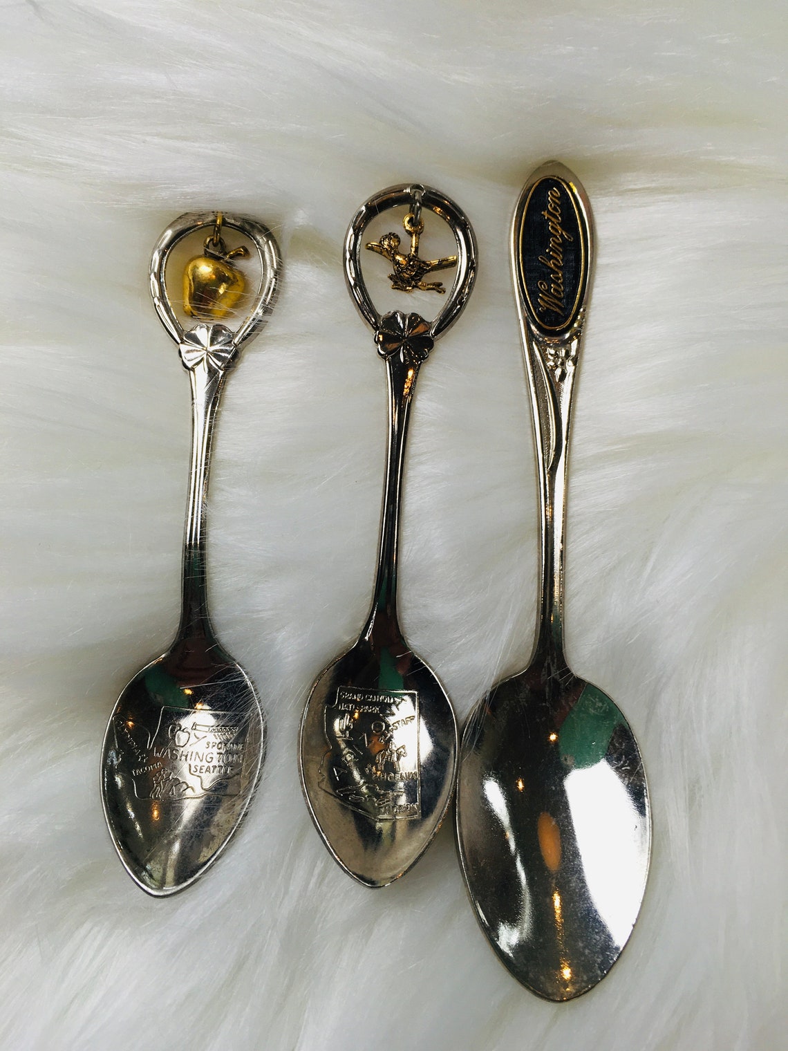 Fun Collectable State Spoons Lot 15 Etsy