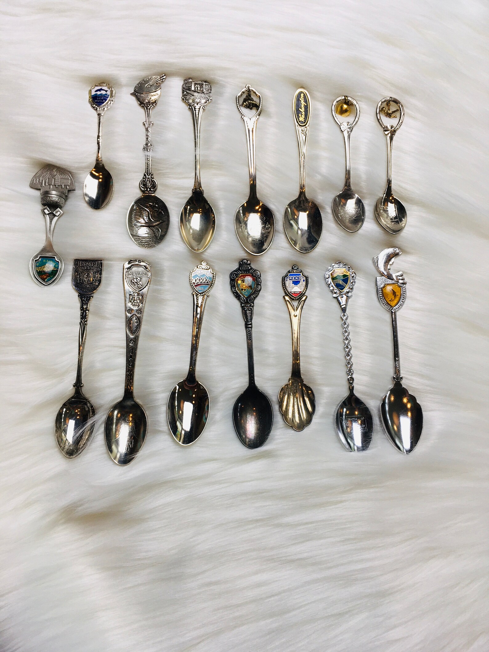 Fun Collectable State Spoons Lot 15 Etsy