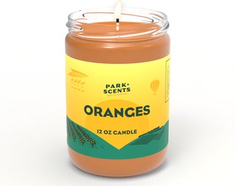 Oranges Candle