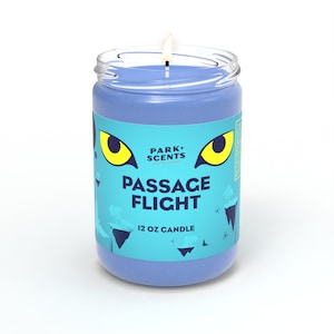 Park Scents Passage Flight Candle - Super Accurate Smell of The Ocean Scene in Flight of Passage Ride - Handmade in the USA