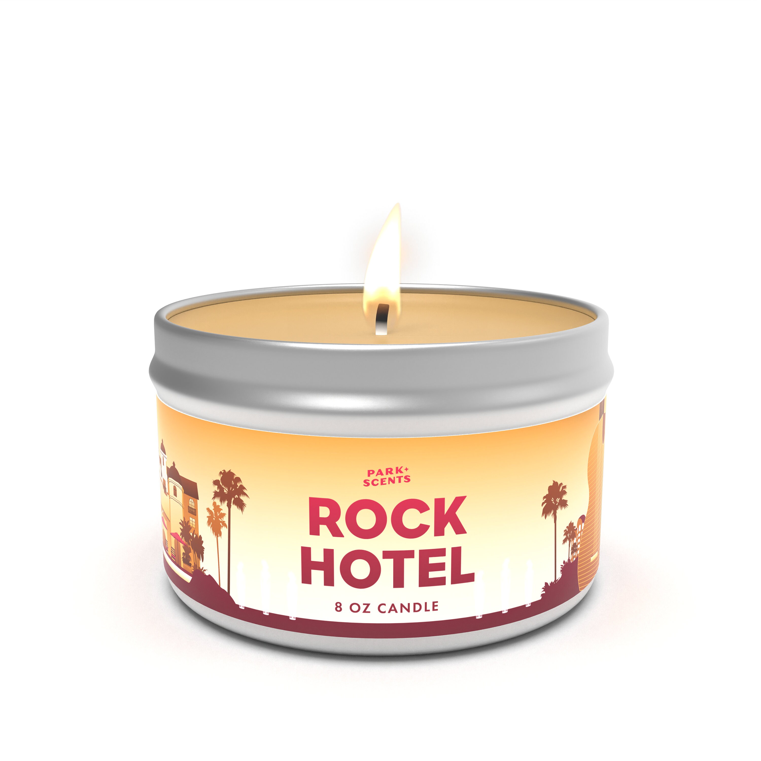 Park Scents Rock Hotel Candle 8oz Accurate Smell of the Hard Rock Hotel  Lobby at Universal Orlando Beautiful Smell Handmade in the USA 