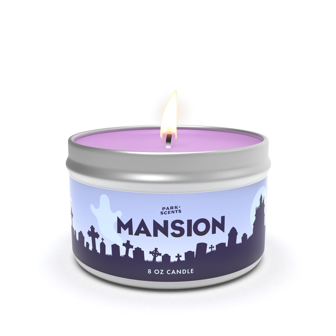 Park Scents Mansion Candle Inspired by the Haunted Mansion at Disney Theme  Parks Handmade in the USA Vegan and Cruelty Free. 