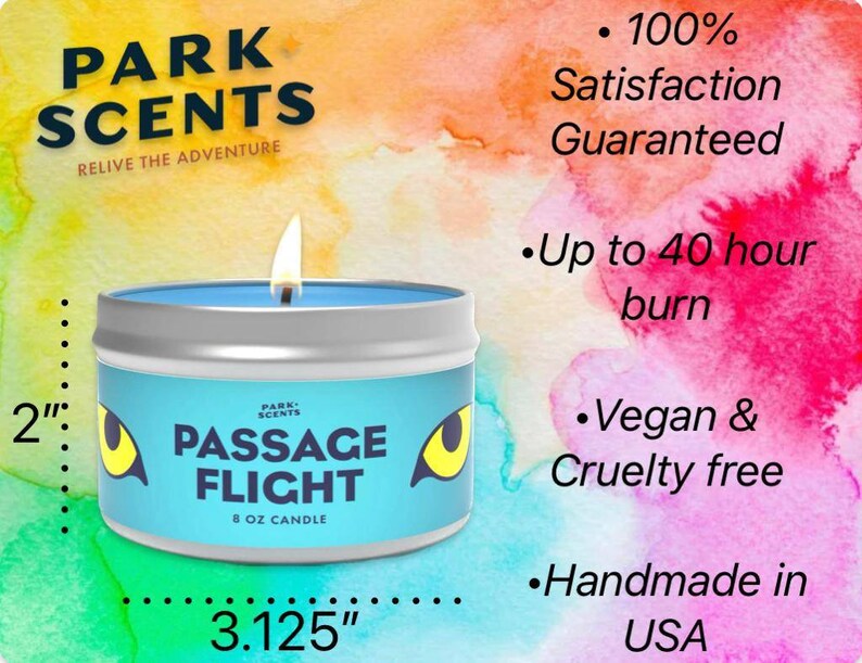 Park Scents Passage Flight Candle Super Accurate Smell of Etsy
