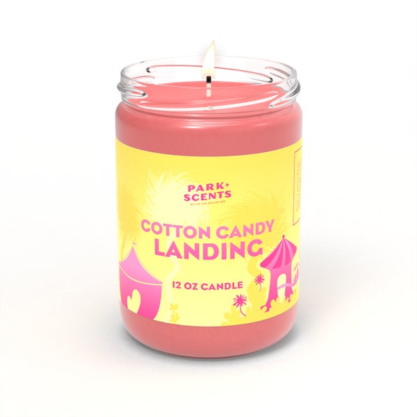 Cotton Candy Landing Candle