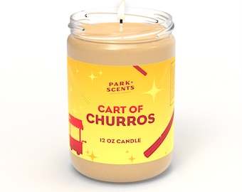 Cart of Churros Candle