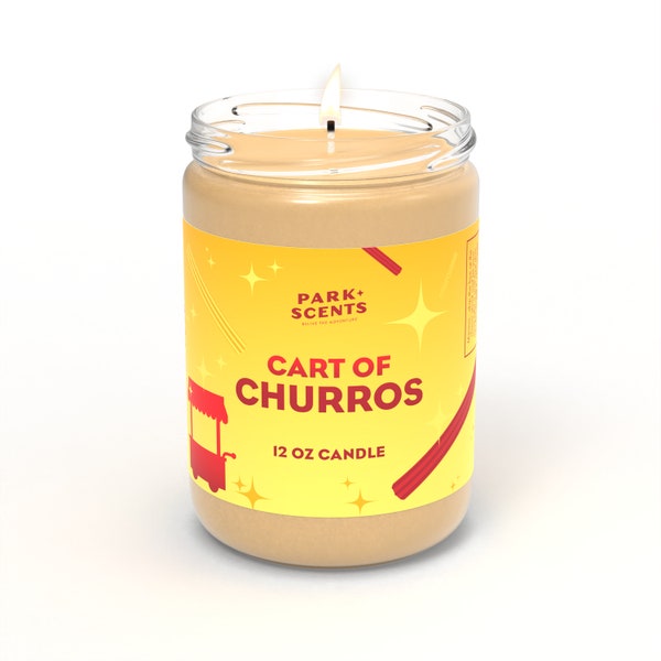 Cart of Churros Candle