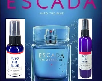 ESCADA Into The Blue Body Spray - Imitación súper precisa del perfume original Into The Blue de Escada