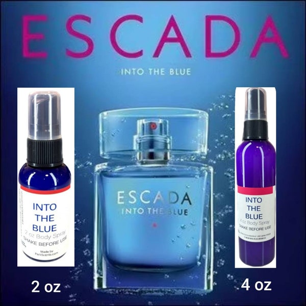ESCADA Into The Blue Body Spray - Super accurate imitation of the original perfume Into The Blue by Escada