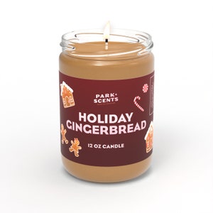 Holiday Gingerbread Candle