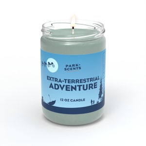 Park Scents Extra-Terrestrial Adventure Candle (ET) - Handmade in the USA Accurate Smell of the Forest Queue at E.T. Ride Universal Orlando