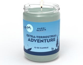 Park Scents Extra-Terrestrial Adventure Candle (ET) - Handmade in the USA Accurate Smell of the Forest Queue at E.T. Ride Universal Orlando